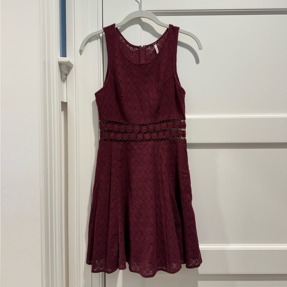 Maroon Dress
